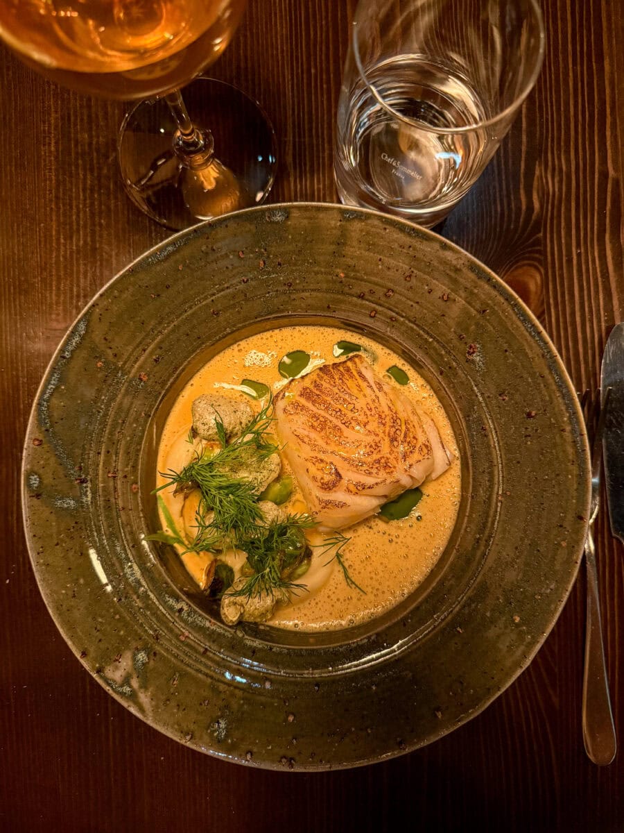 Zweedse kabeljauw bij Restaurant Natur