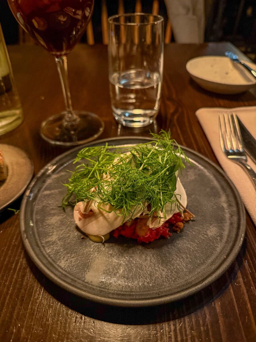 Steak tartare bij Natur in Göteborg