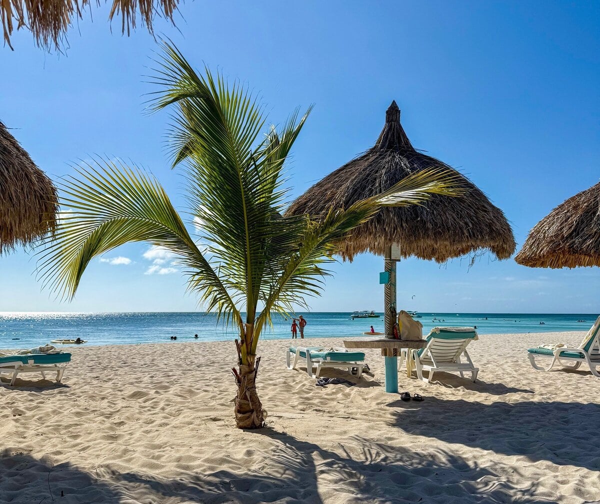 Strand op Aruba