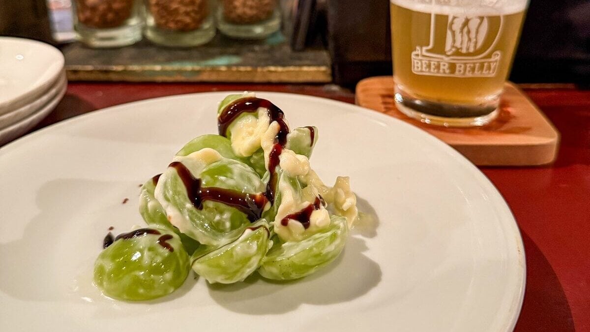 Bier met druiven in Osaka