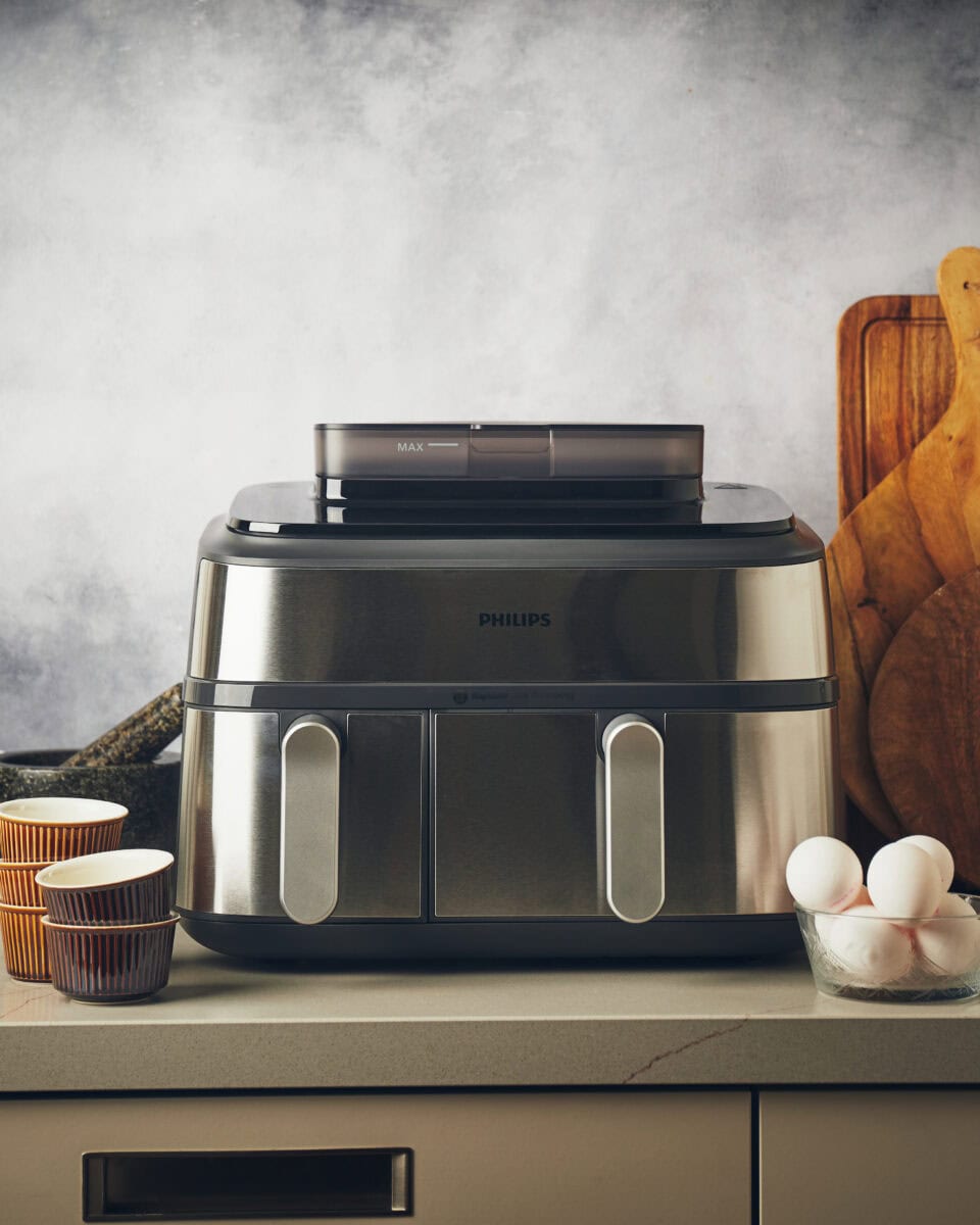 airfryer op aanrecht