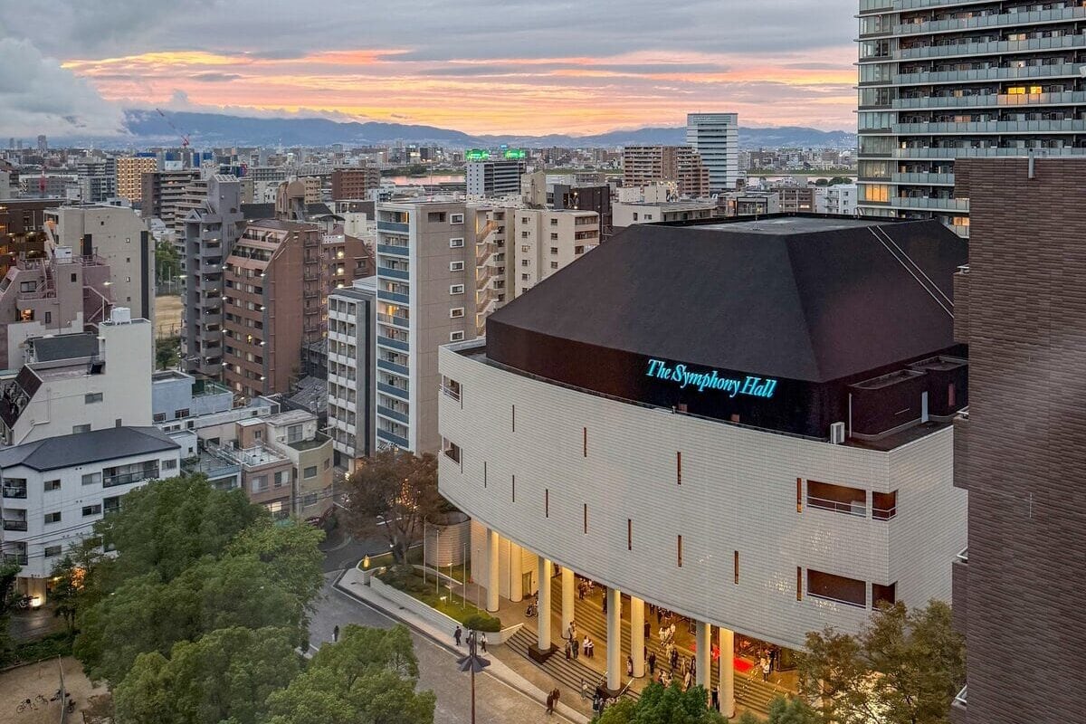 Uitzicht over de Japanse stad Osaka