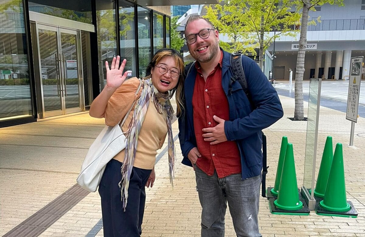 Yoko en Bas in Osaka, Japan