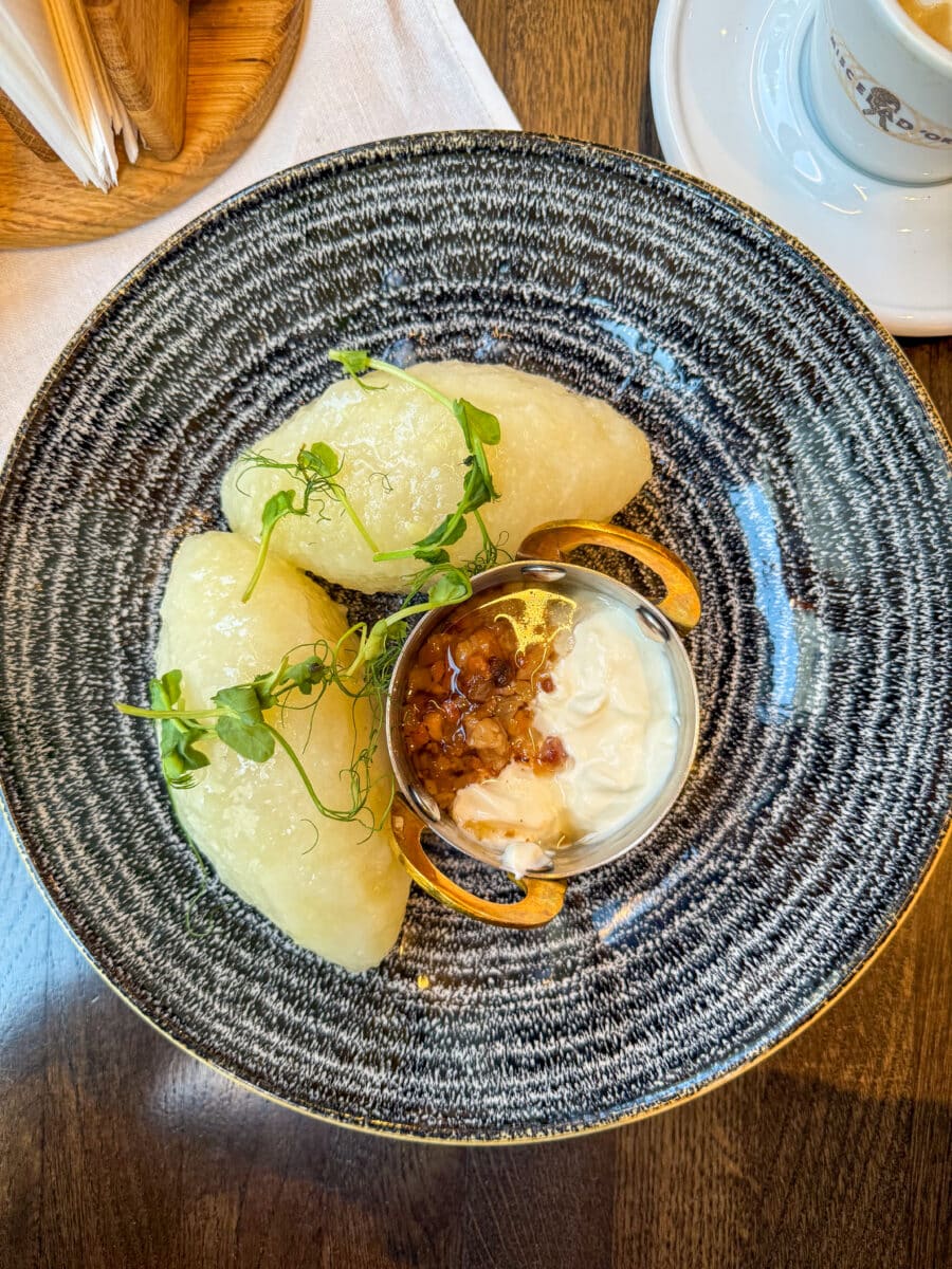 Gevulde knoedels in Vilnius