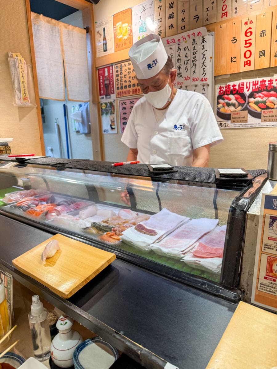 Sushibar in Tokio