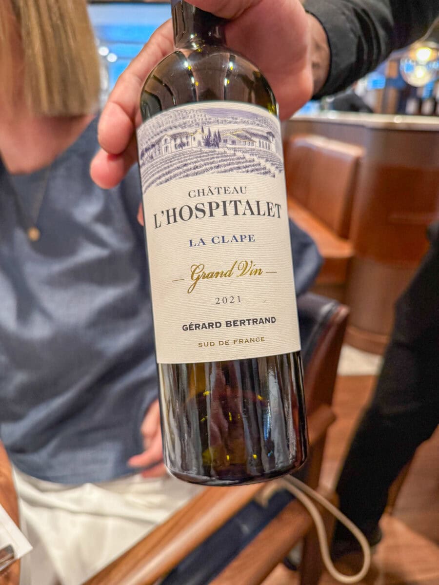 Masterclass wijn bij Oceania Cruises