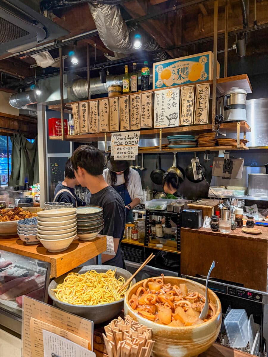 Standing bar in Osaka, Japan