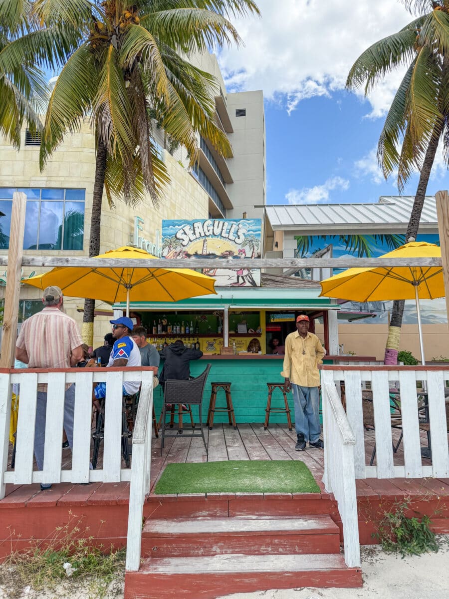 Strandtent op de Bahama's