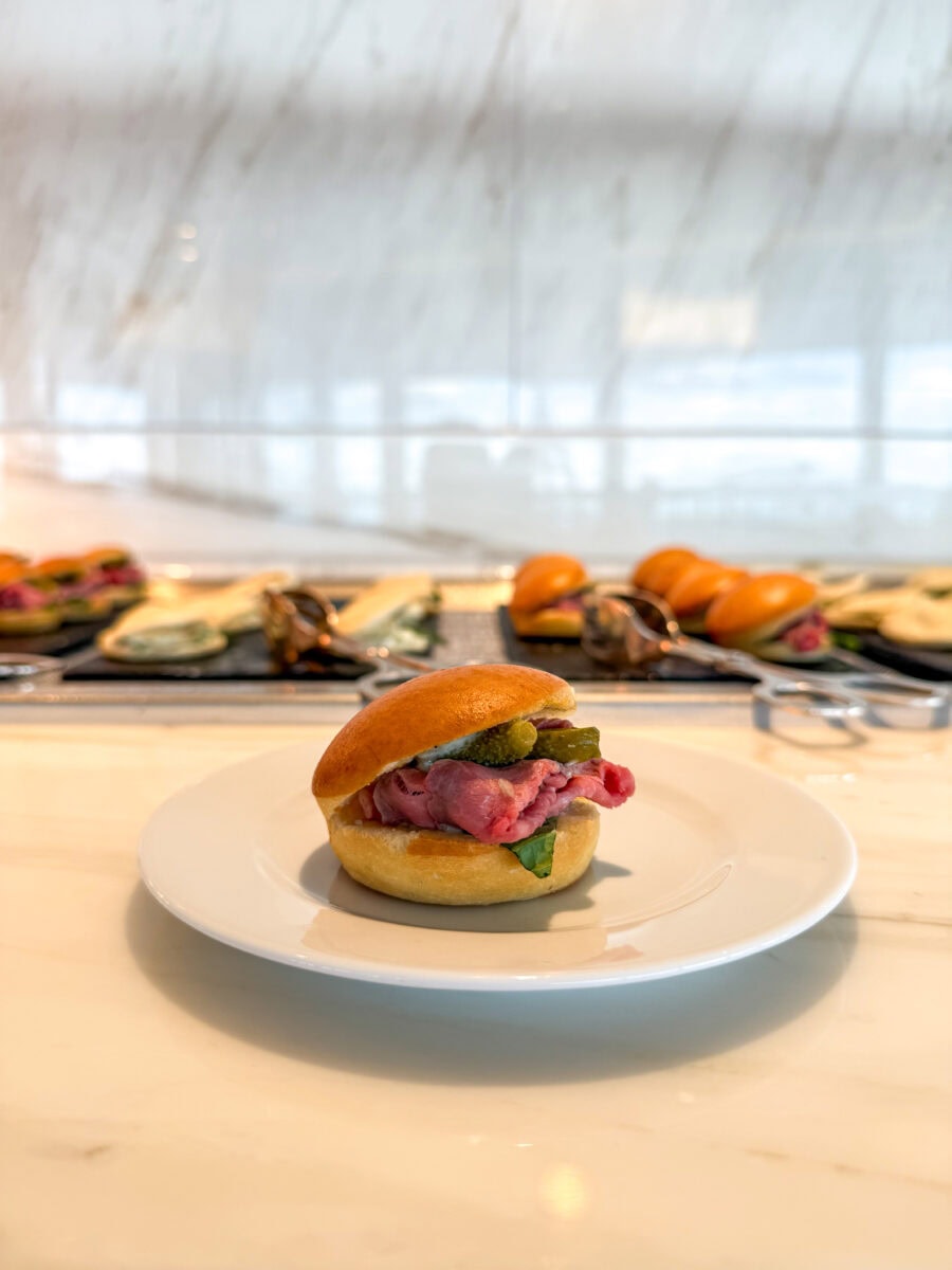 Broodje rosbief als snack