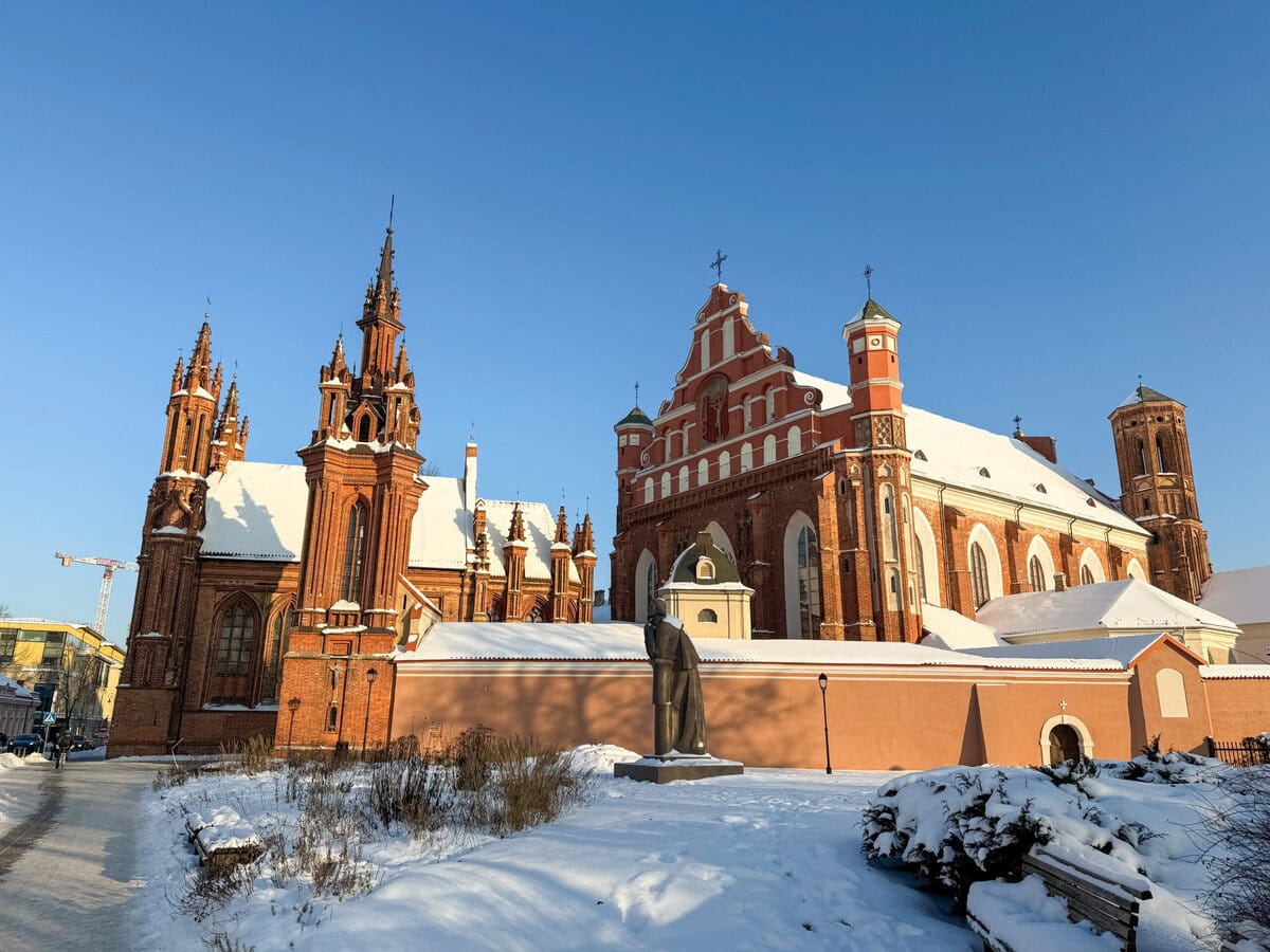Gebouw in het oude centrum van Vilnius