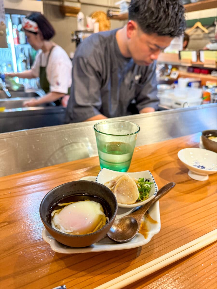 Gerecht met fugu in Osaka, Japan