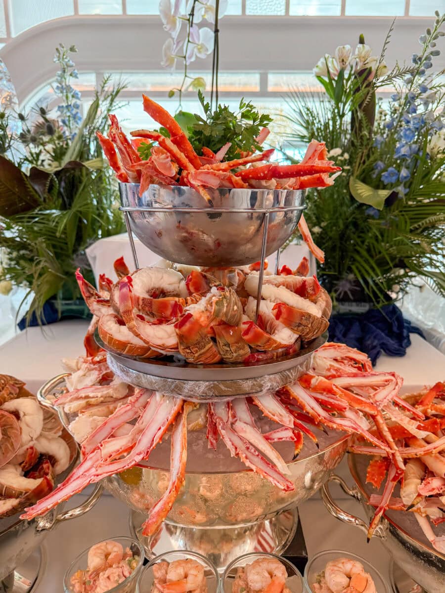 Brunch bij Oceania Cruises