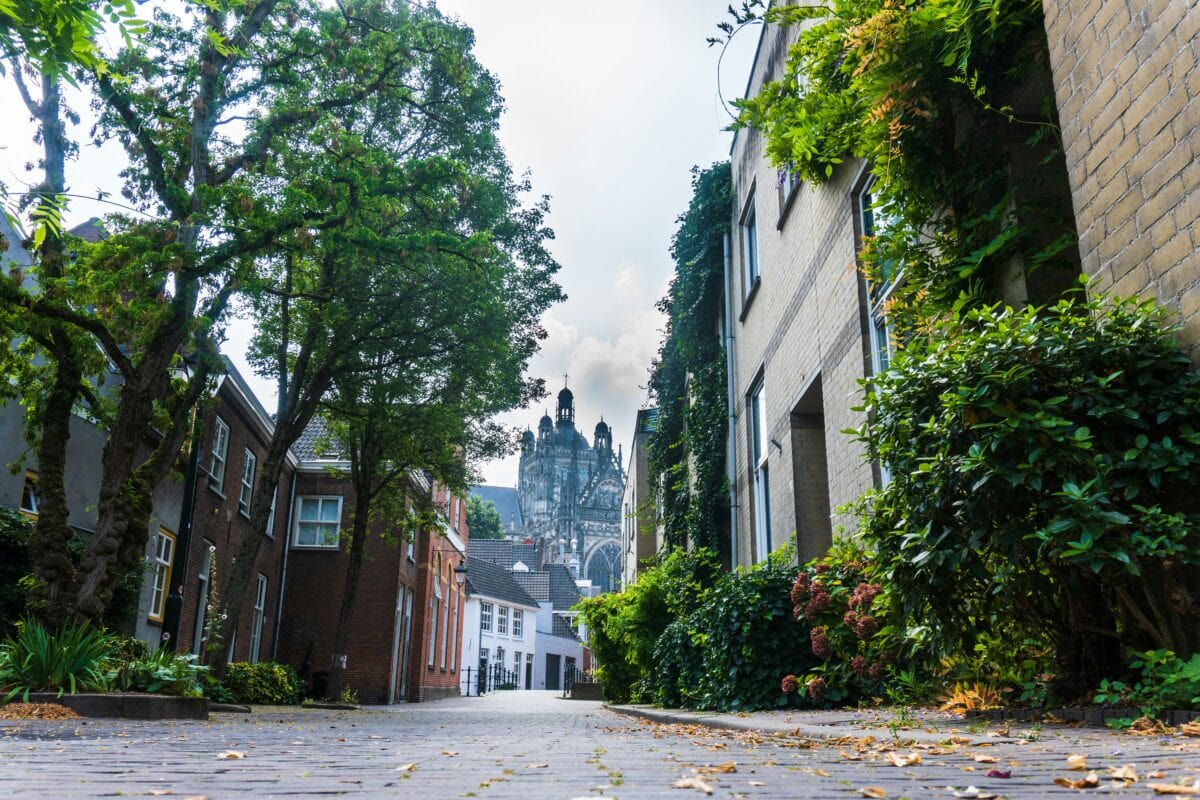 Straat in het centrum van Den Bosch