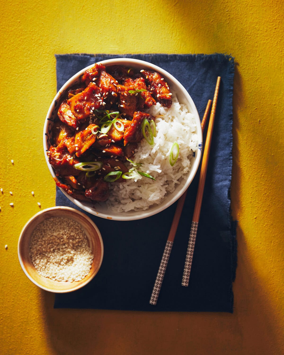 thumbnail voor Planted kip met honing-sojaglazuur