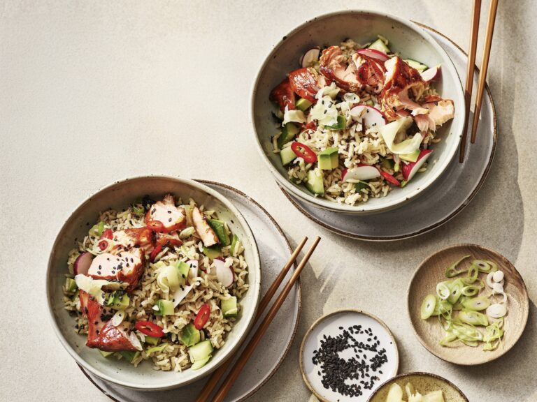 Japanse rijstsalade