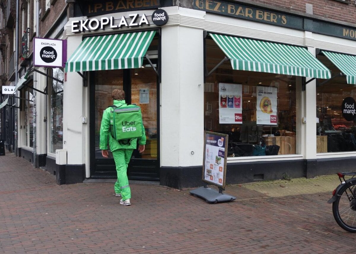 Ekoplaza winkel met Uber Eats