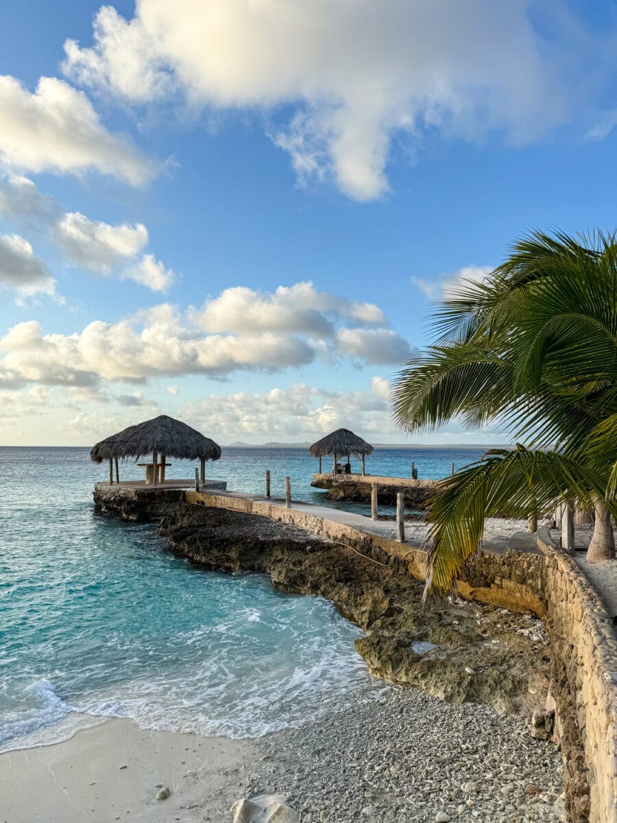 Pier aan zee bij Delfins Beach Resort Bonaire