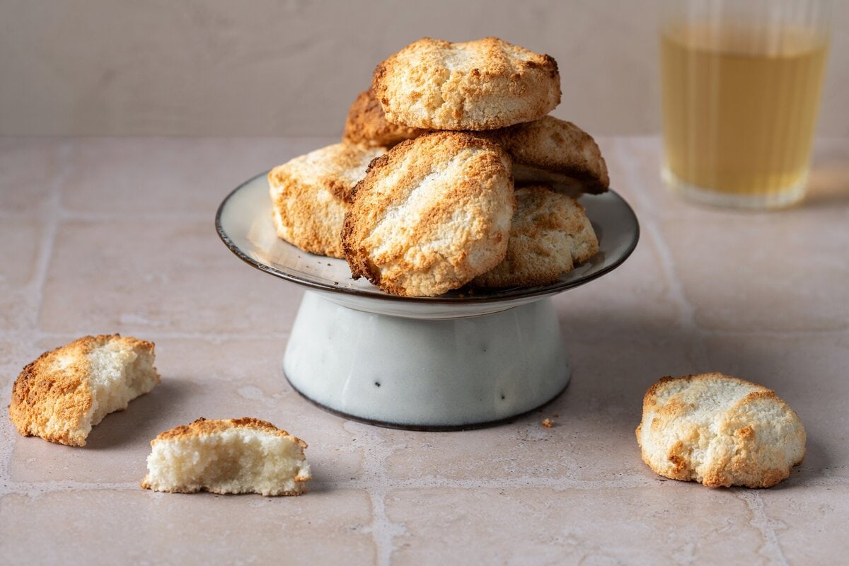 kokosmakronen op schaal