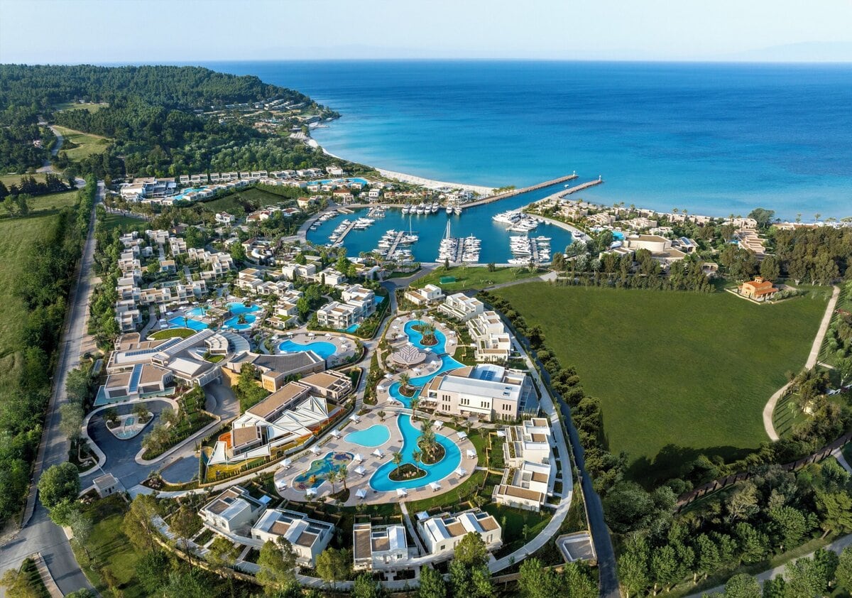 Sani Resort aan de Egeïsche Zee in Griekenland