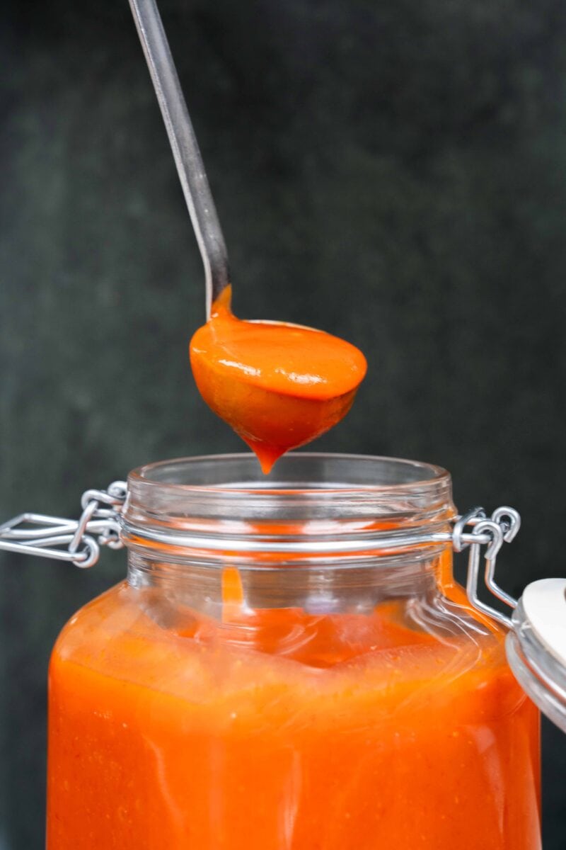 hot sauce in pot