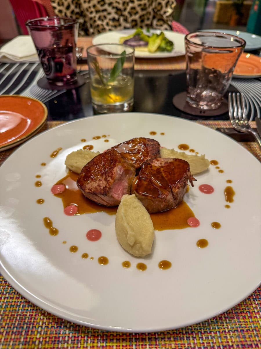 Hoofdgerecht bij nhow Milano