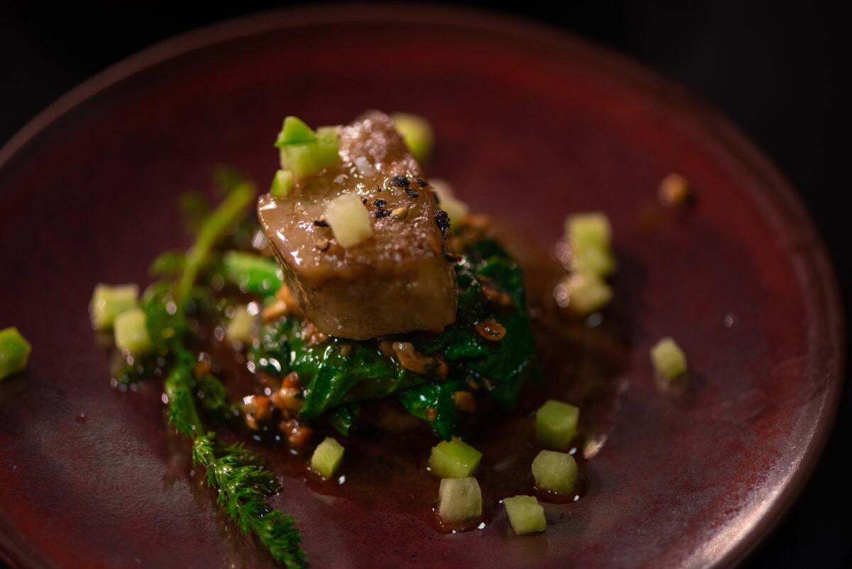 Signature dish van chef-kok Pierre Gagnaire