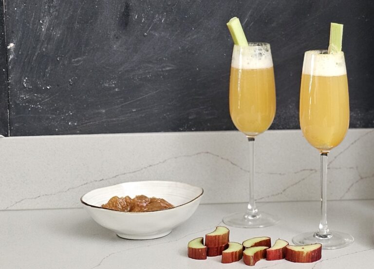 Rabarbermocktail
