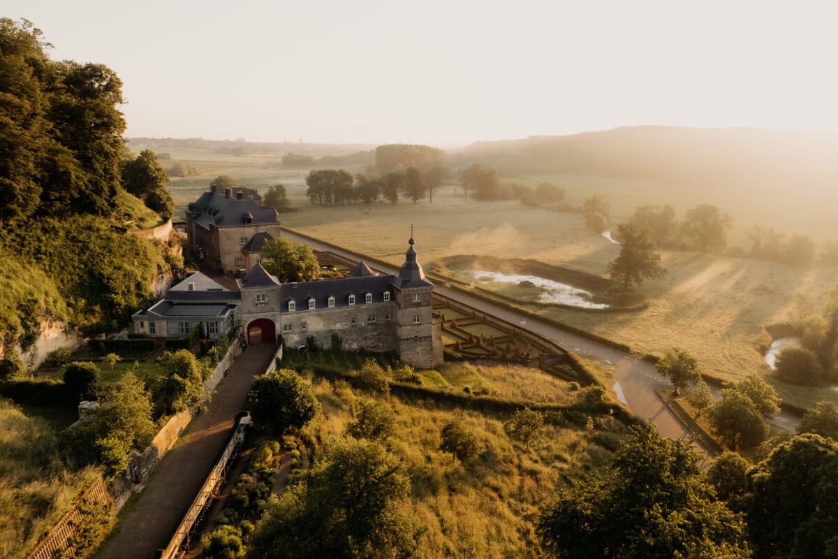 Château Neercanne in de heuvels van Limburg