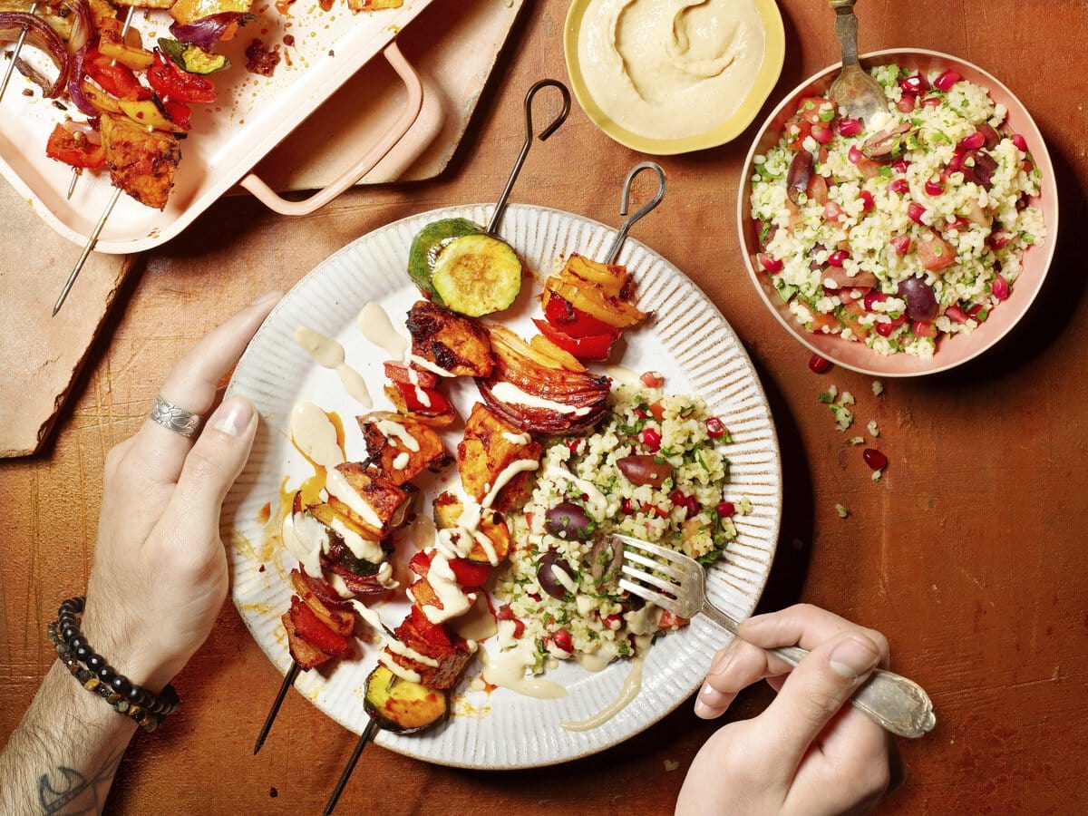 Harissakebab met tempeh