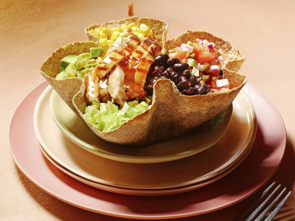 Tortillabowl met chipotlekip