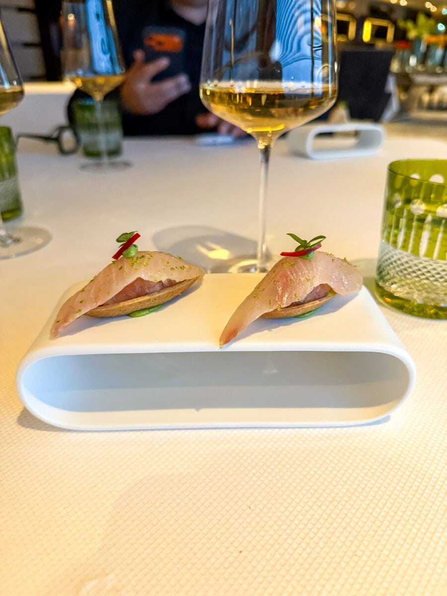 Amuse bij Ciel Bleu Restaurant