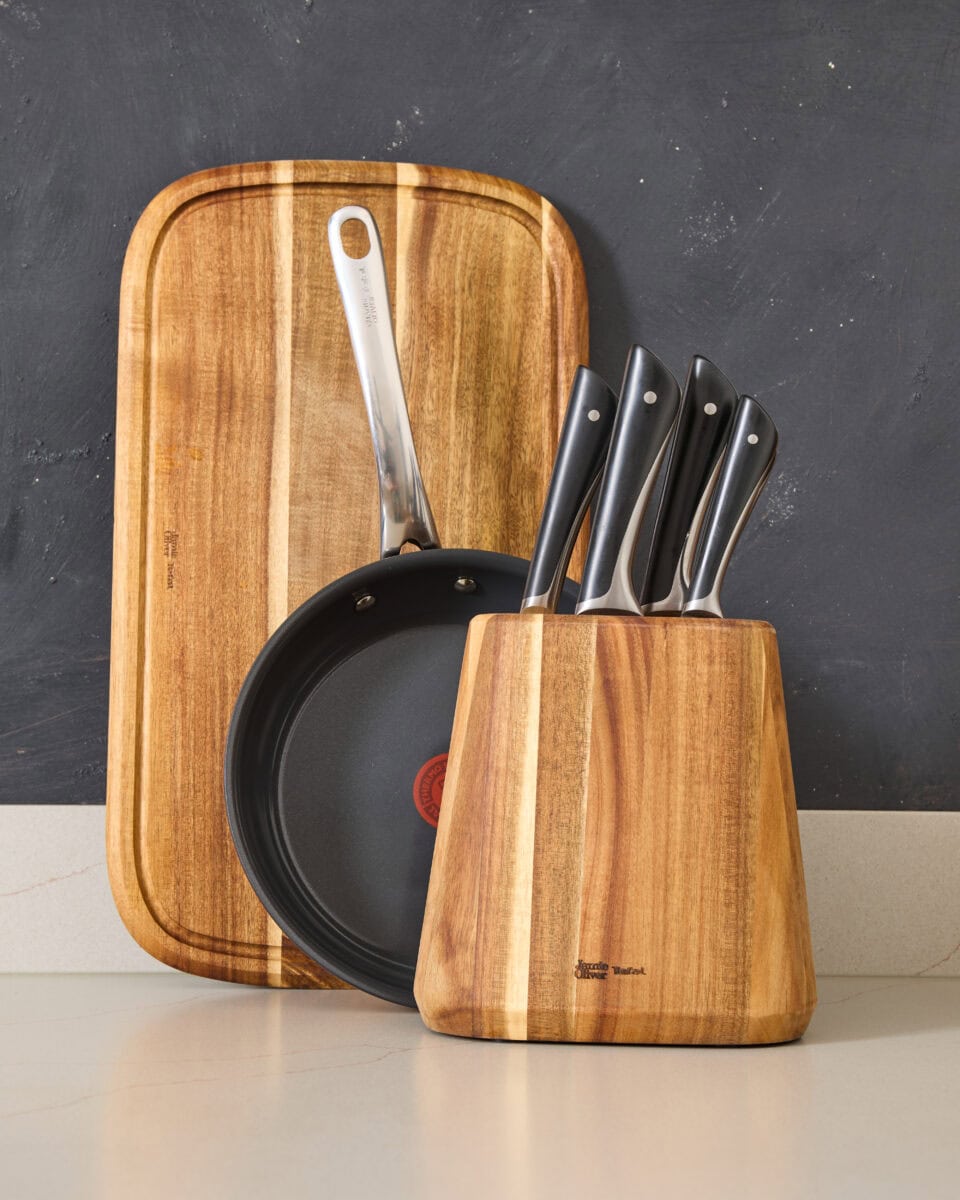 overzicht producten tefal en jamie oliver