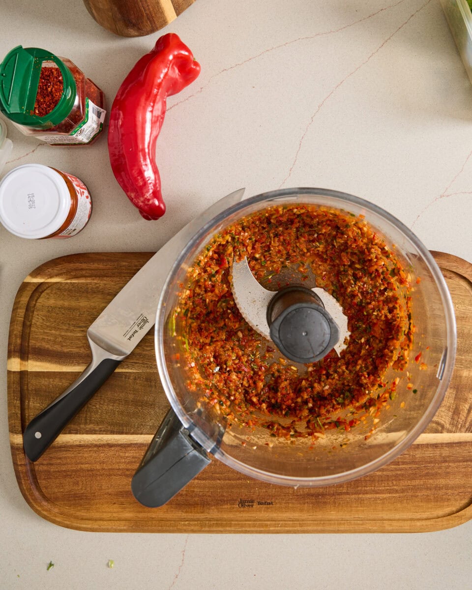 rode sambal in mixer