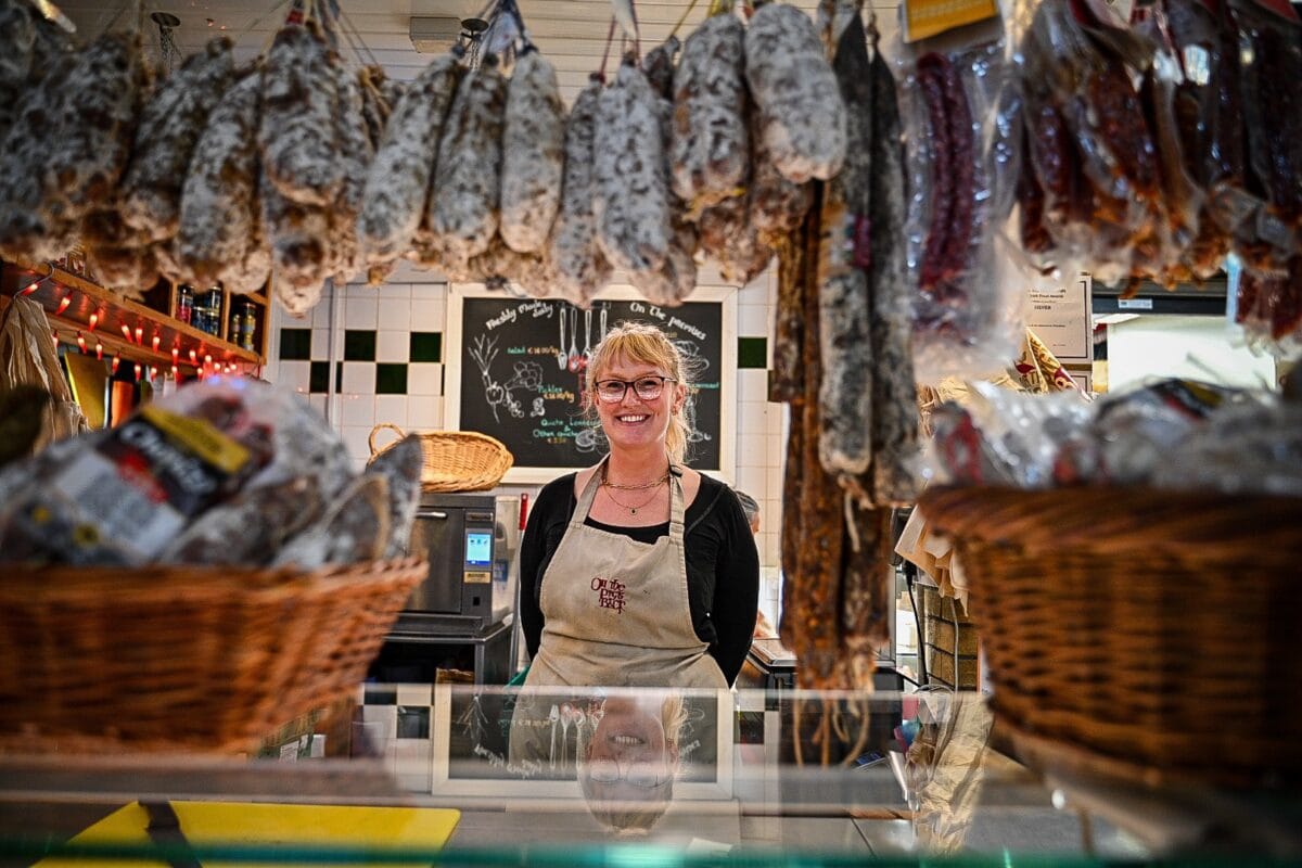 Marktkraam met lokale producten in Cork