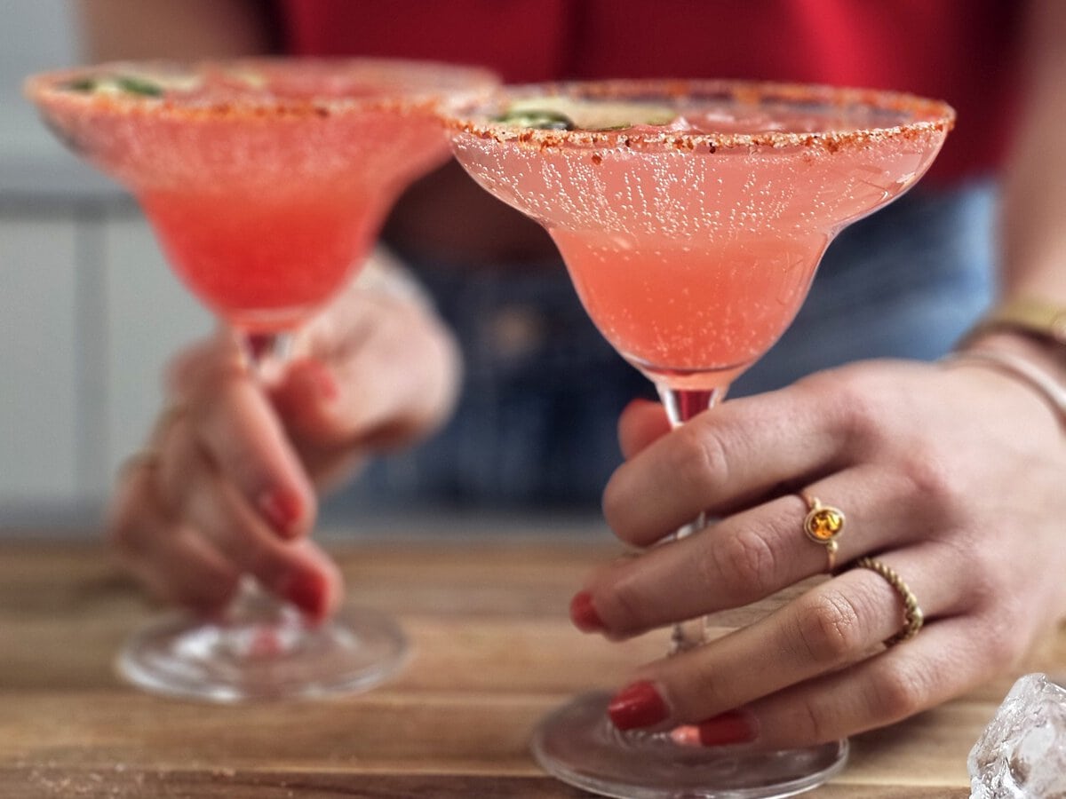 Spicy watermeloenmocktail