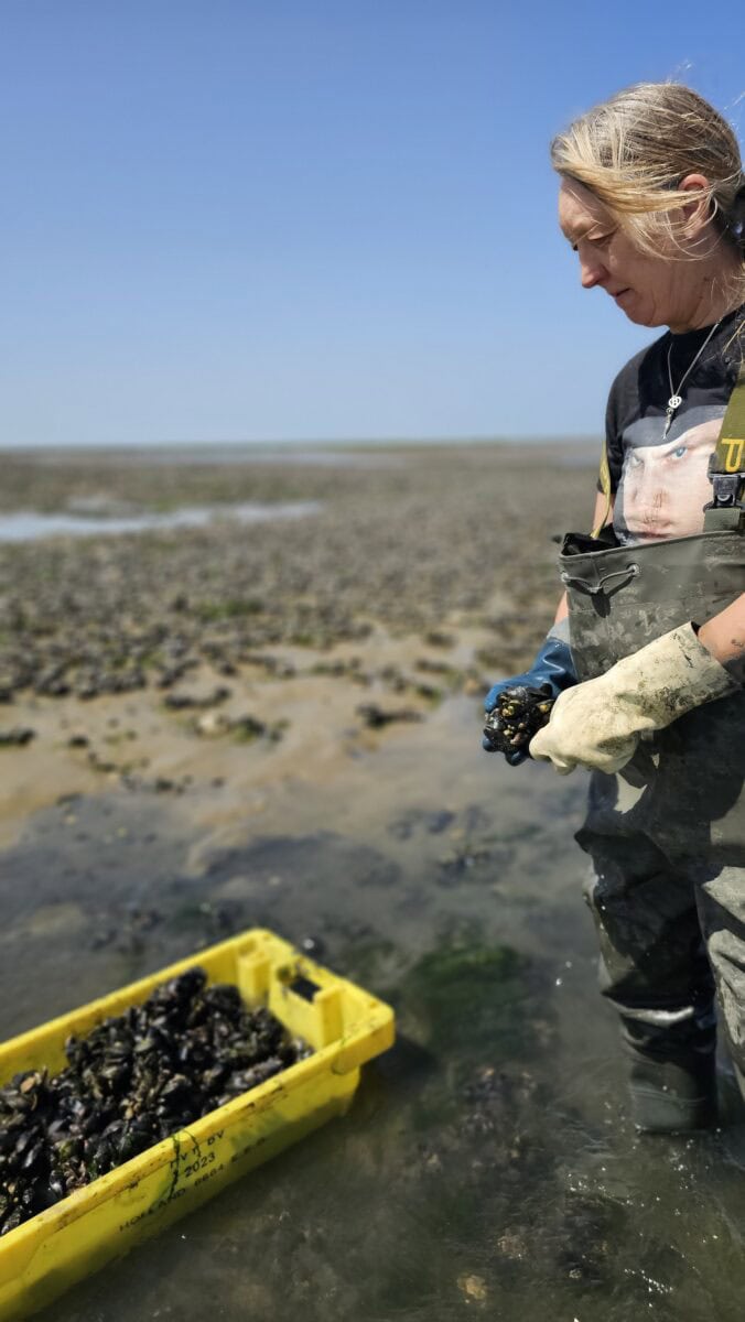 Barbara van Wilde Wadoesters op het wad