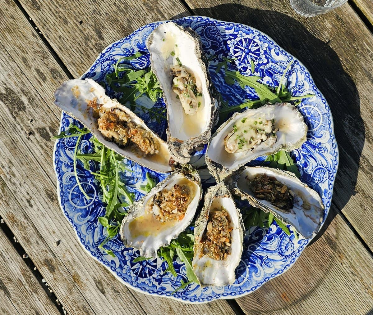 Oesters bij 't Ailand in Lauwersoog