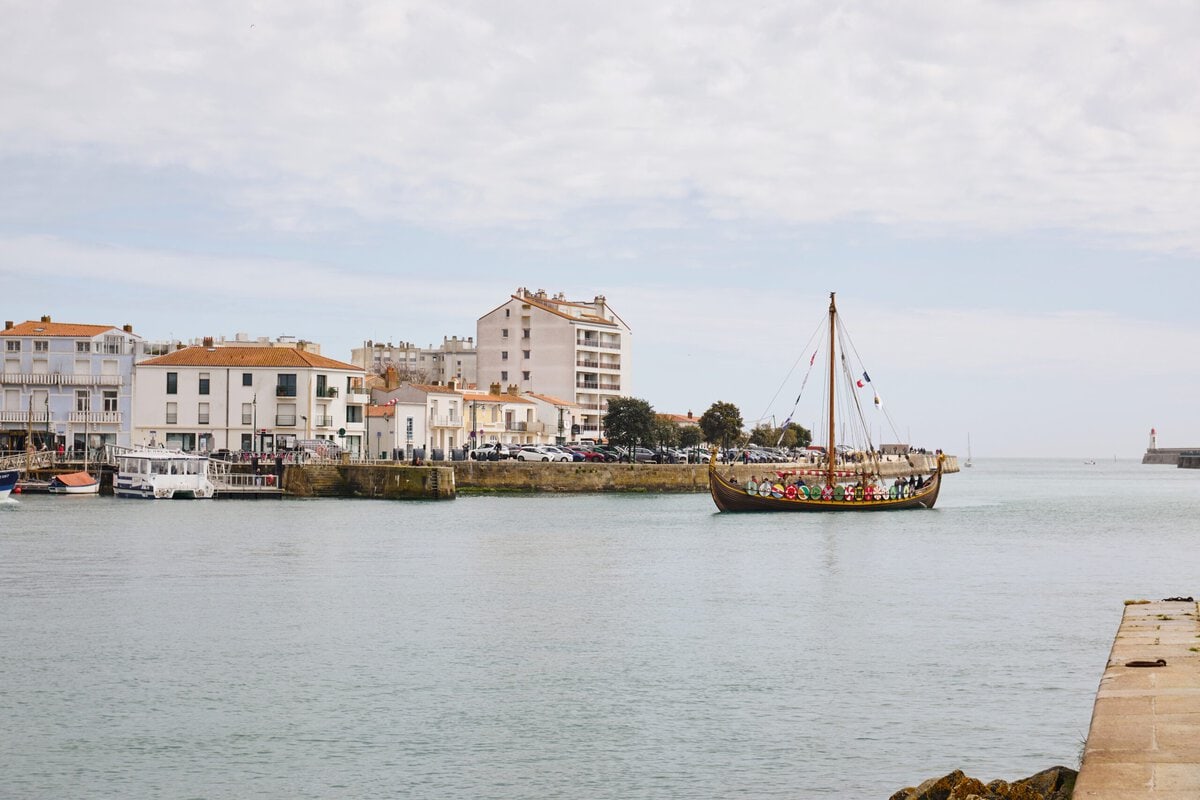 De haven van Les Sables d'Olonne