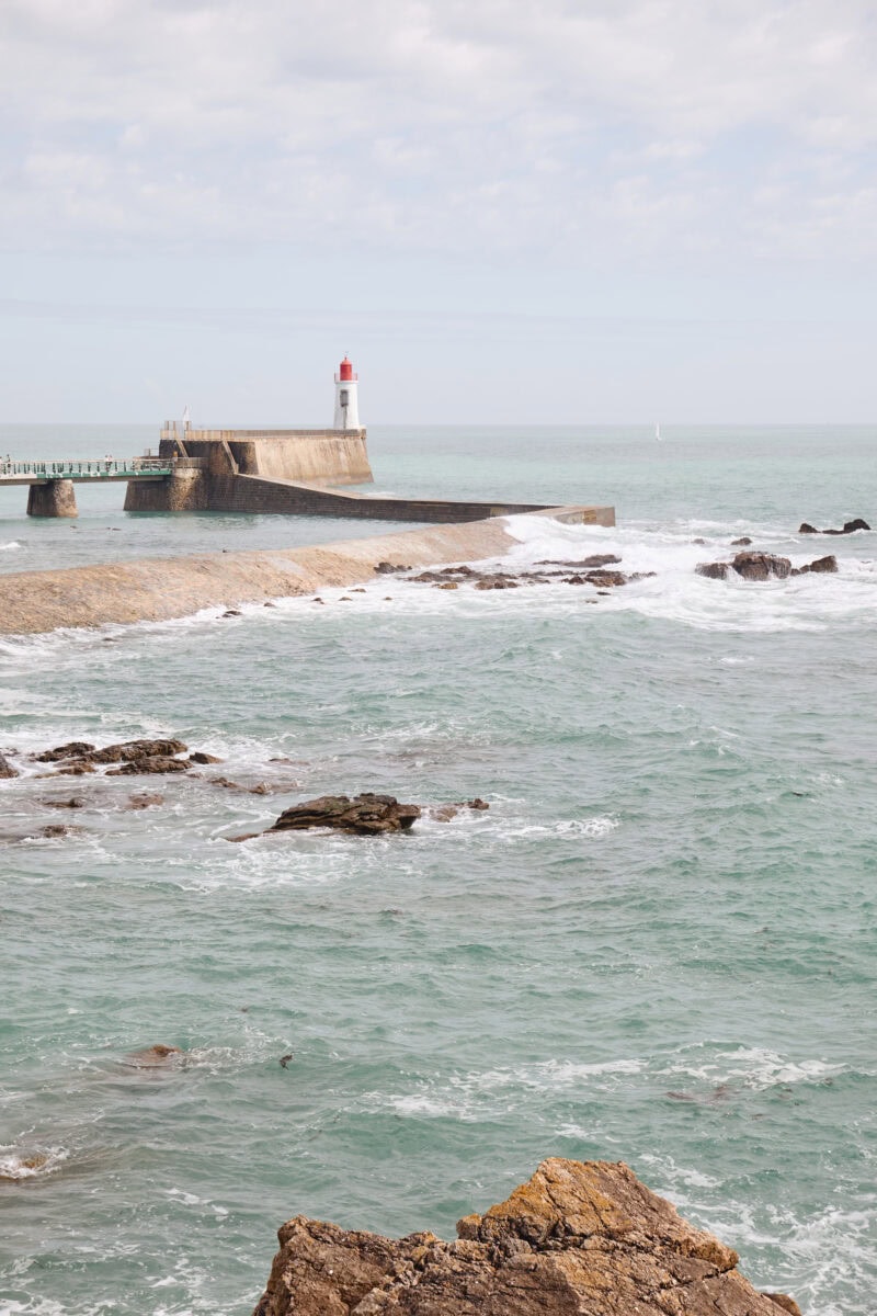 Vuurtoren voor de kust van Vendée in Frankrijk