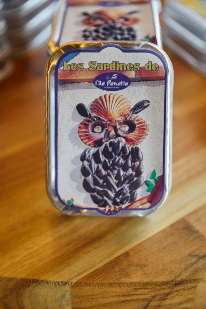 Sardientjes in blik in Vendée, Frankrijk