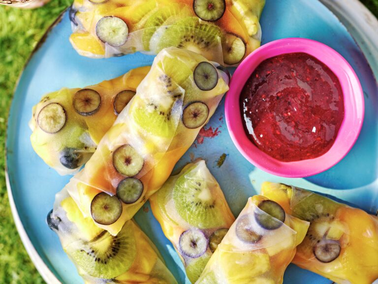 Summer rolls met fruit