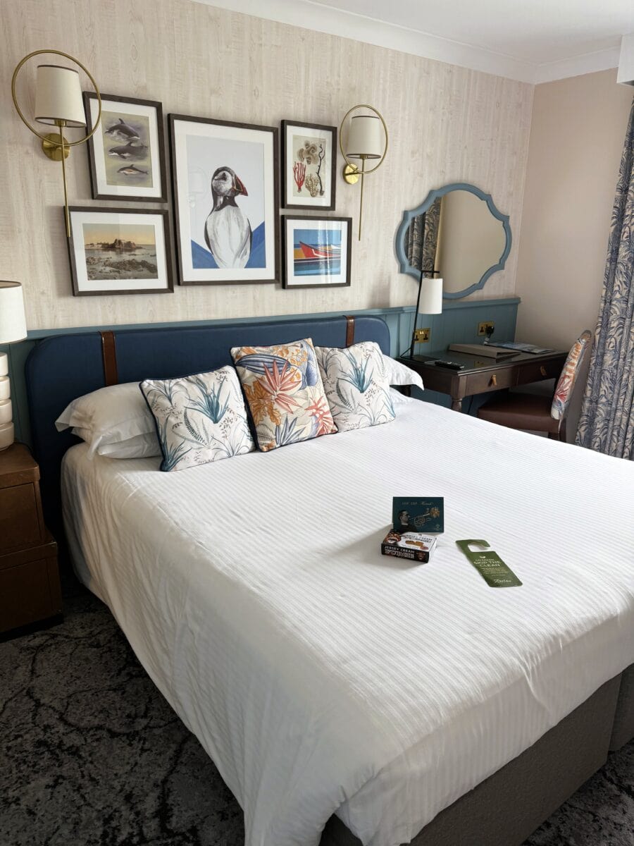 Hotelkamer in het Somerville Hotel op Jersey