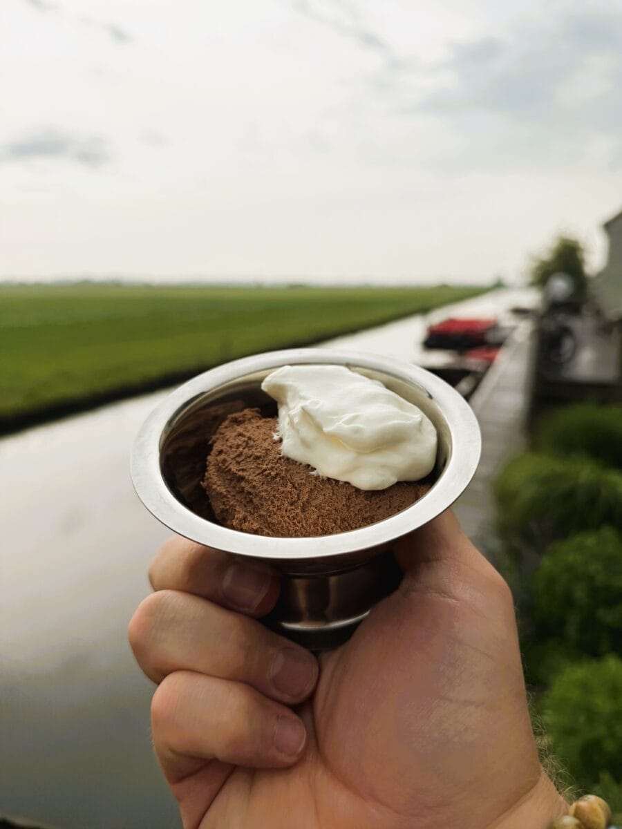 Chocolademousse in Friesland