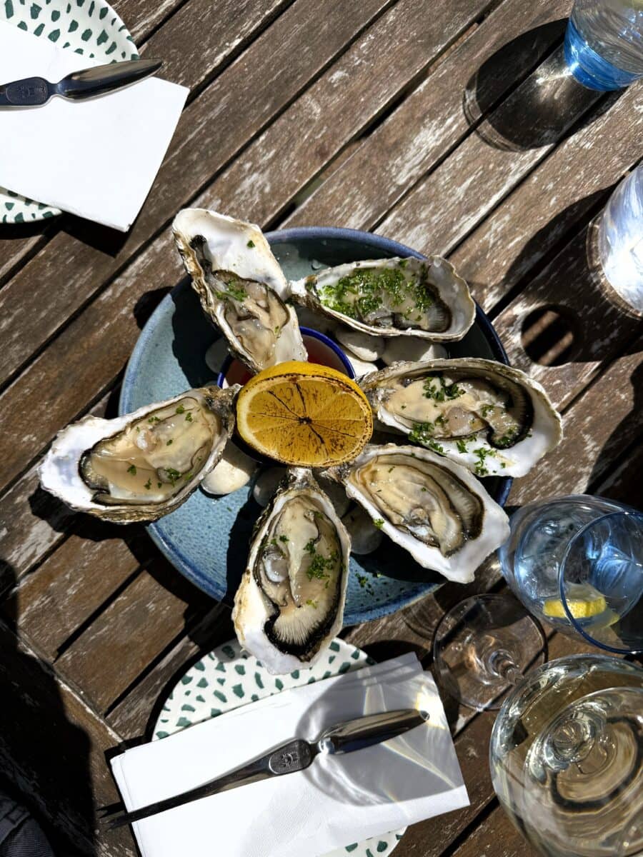 Verse oesters op Jersey