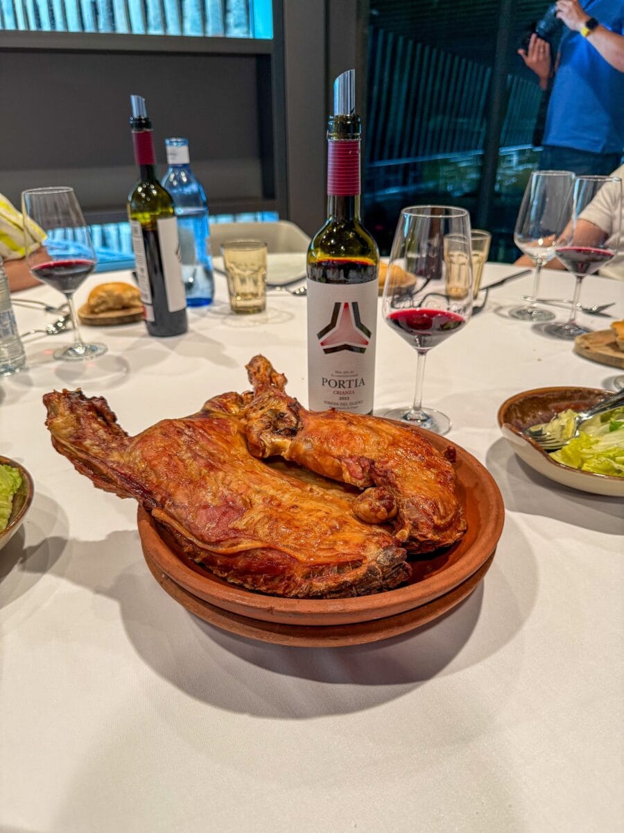 Lunch bij Portia Wines in Spanje