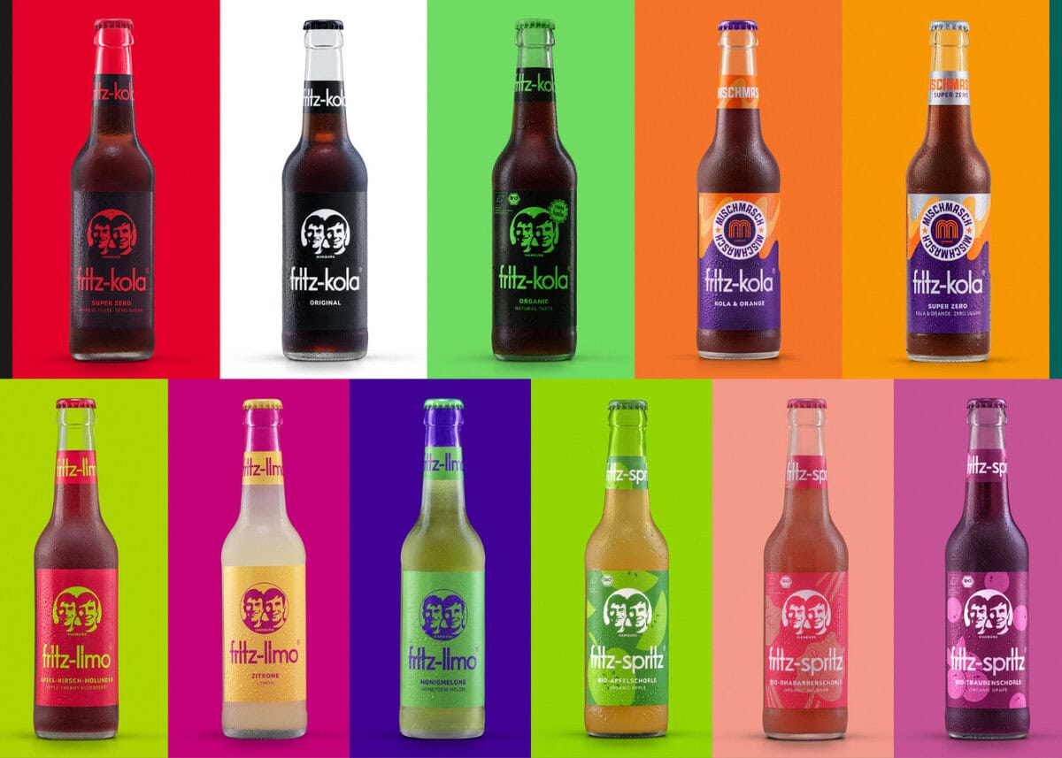 fritz-kola organic flesjes