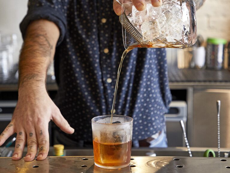 Old fashioned cocktail