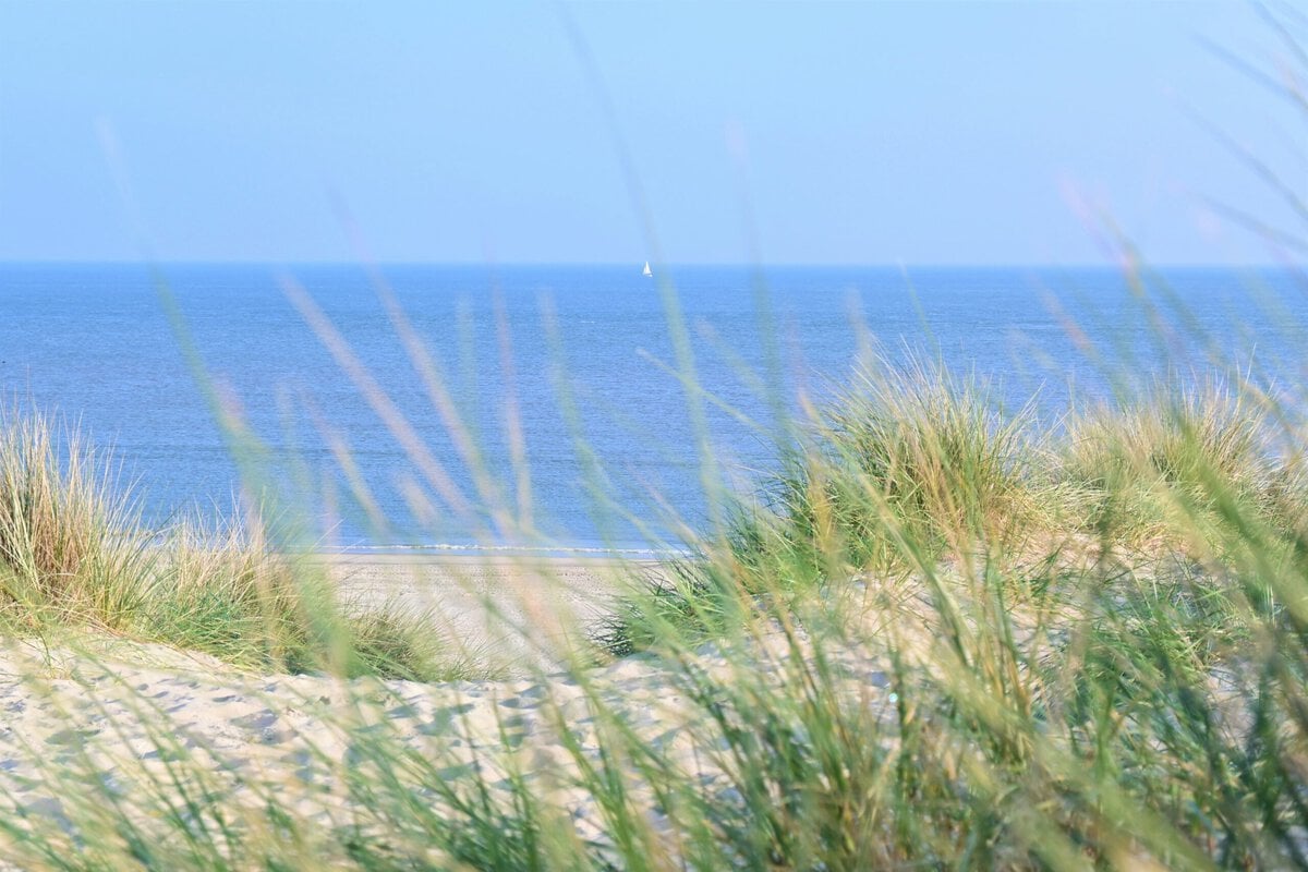 Uitzicht over zee vanaf Vlieland