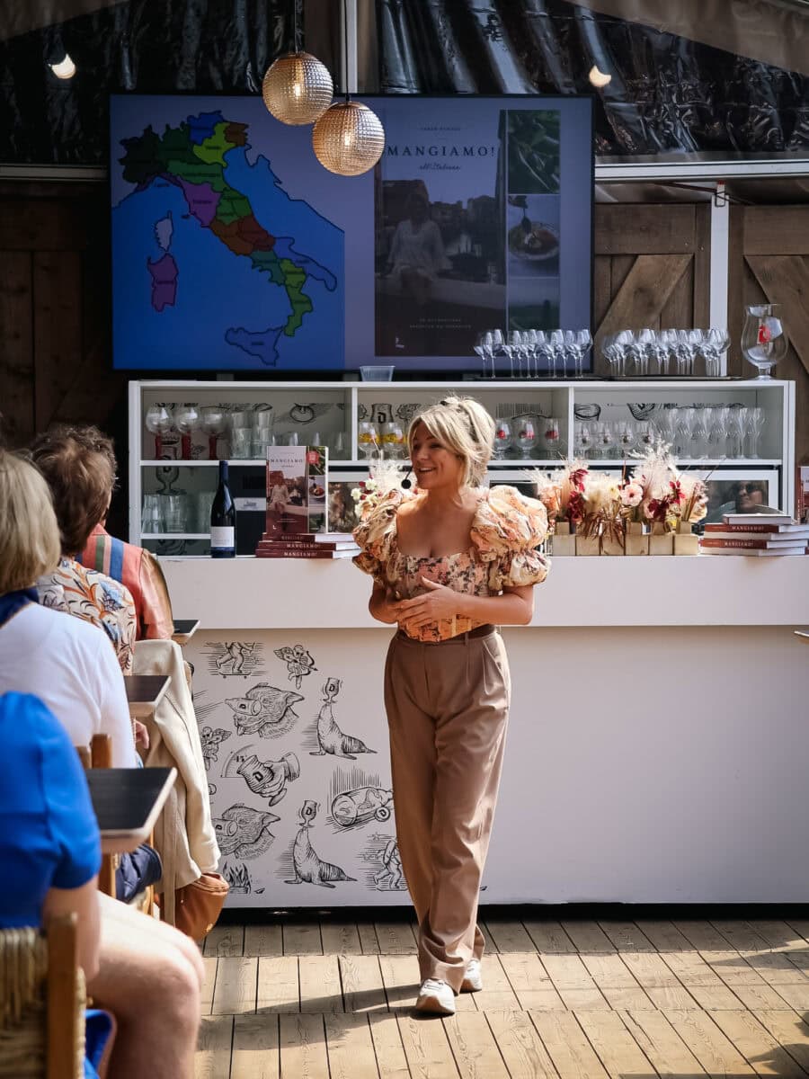 Sarah Puozzo in Italië