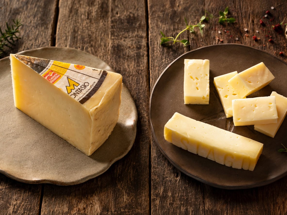 Asiago en Montasio kaas